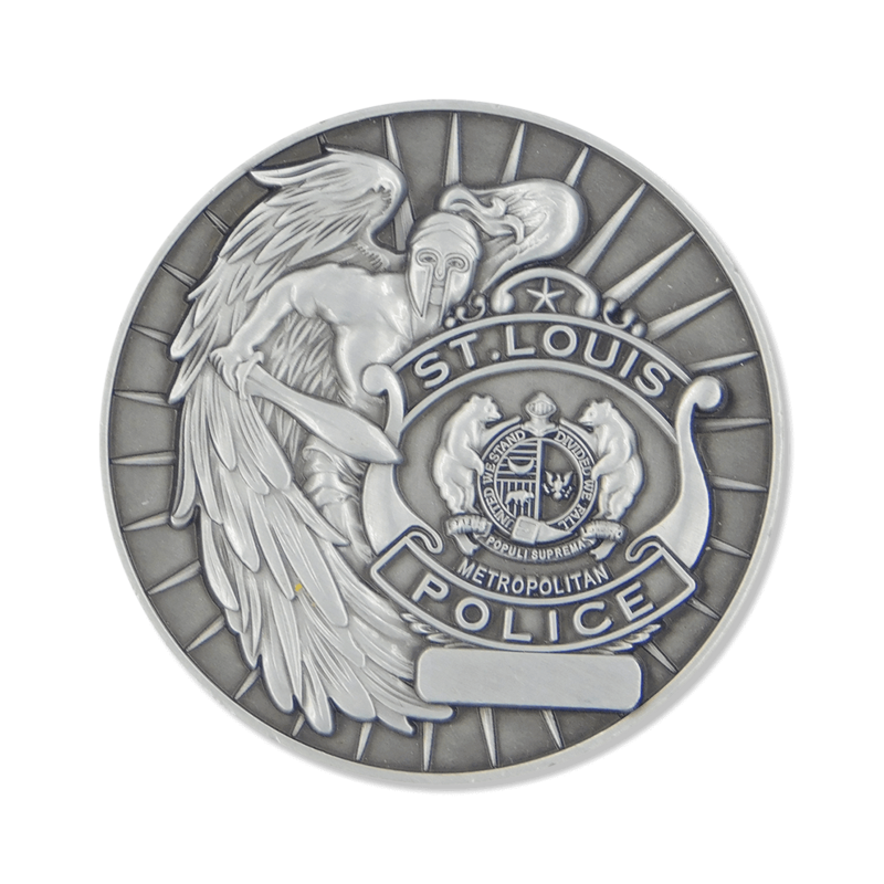 Die Cast 3D can be metal only or combined with soft enamel.